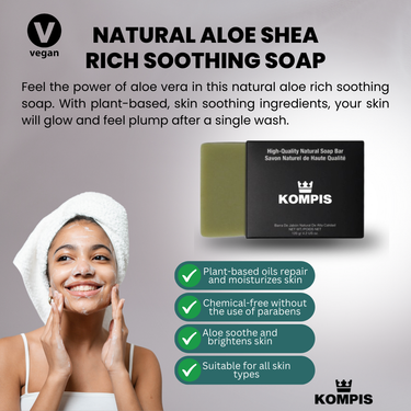 Natural Aloe Shea Rich Soothing Soap