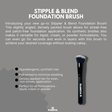 Stipple & Blend Foundation Brush